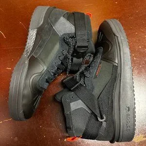 Adidas Mens Black Forum Hi Gore-Tex Q46363 Athletic Running Shoes Size US 8 adidas Forum High GTX  main image 4